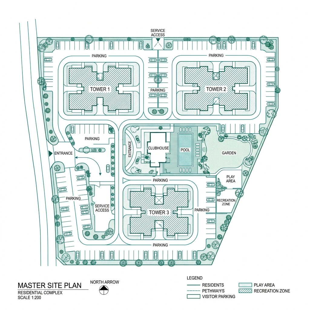 Narang Bangur Nagar Master Site Plan